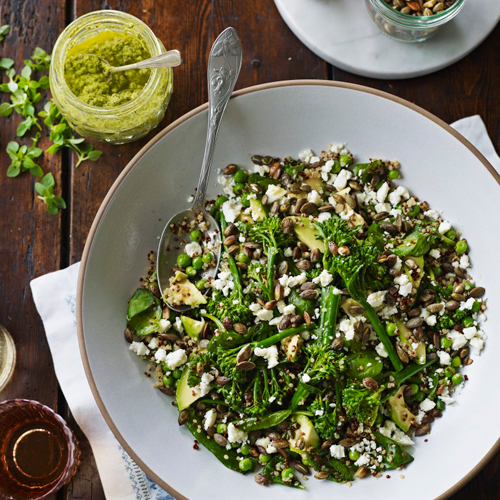 Quinoa met groenten & pistachepesto