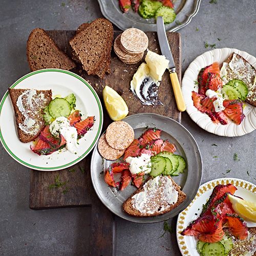 Gravlax in kruidenmarinade