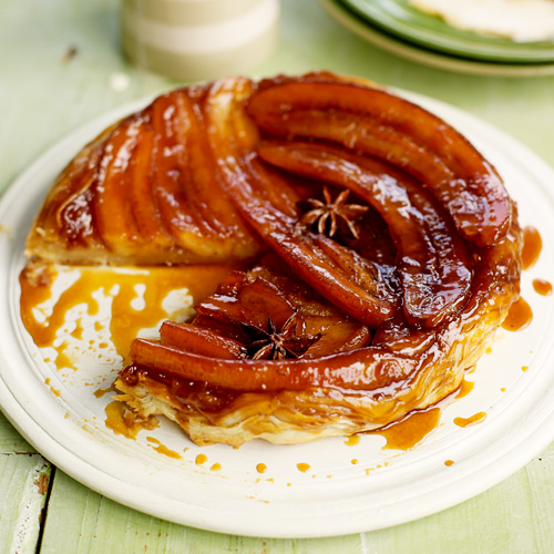 Tarte tatin met banaan