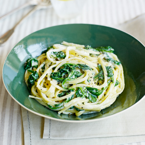 Spaghetti met gorgonzola 