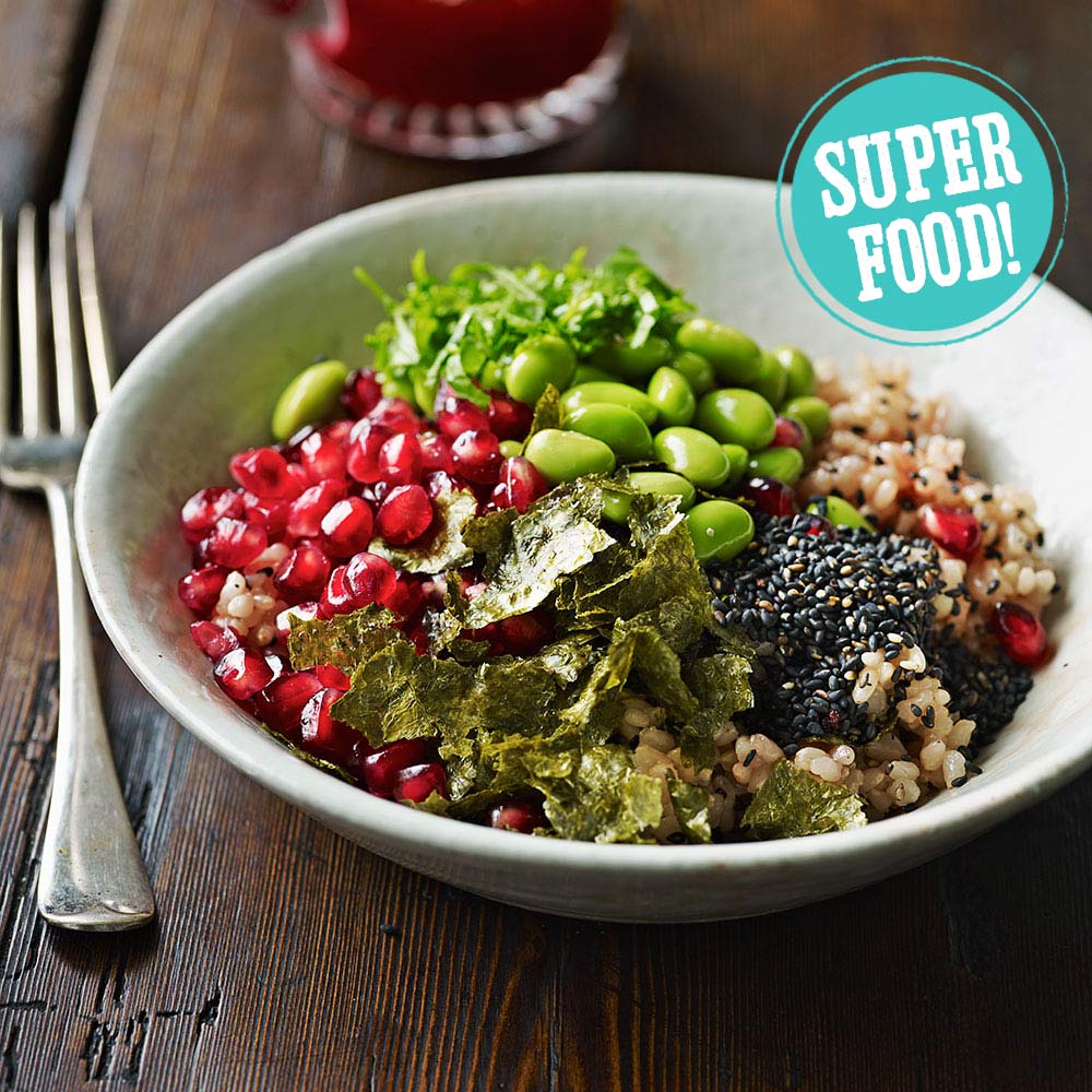 Superfood salade met citrusdressing