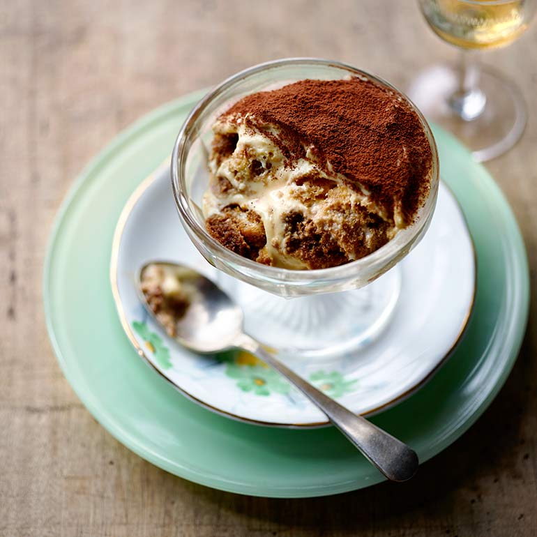 Tiramisu met vanille & mascarpone