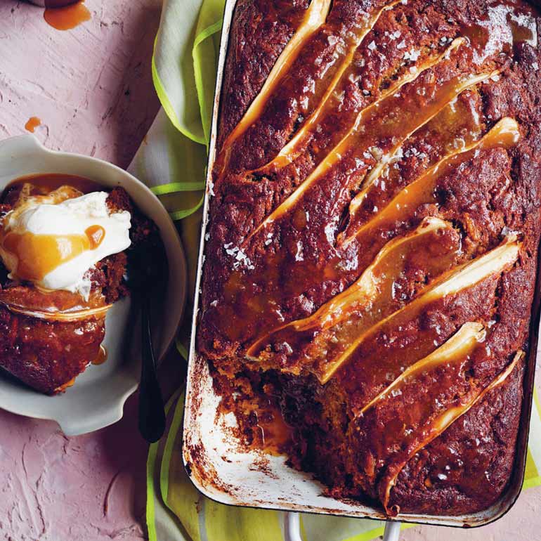 Sticky toffee-dadelcake