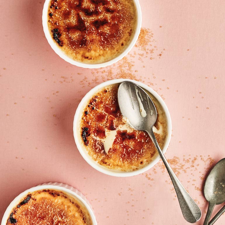 Vegan kokos crème brûlée