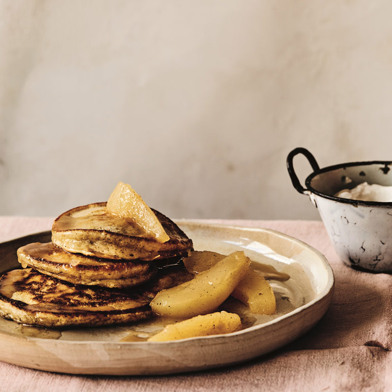 Peer yoghurt pannenkoekjes