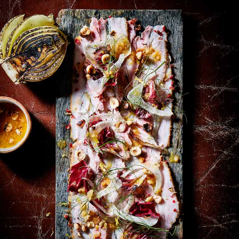 Italian Pork Belly Carpaccio