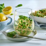 Tabouleh van quinoa met munt