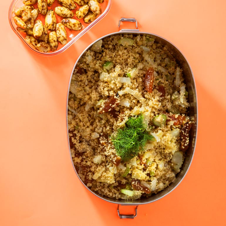 Couscous met abrikozen & amandelen