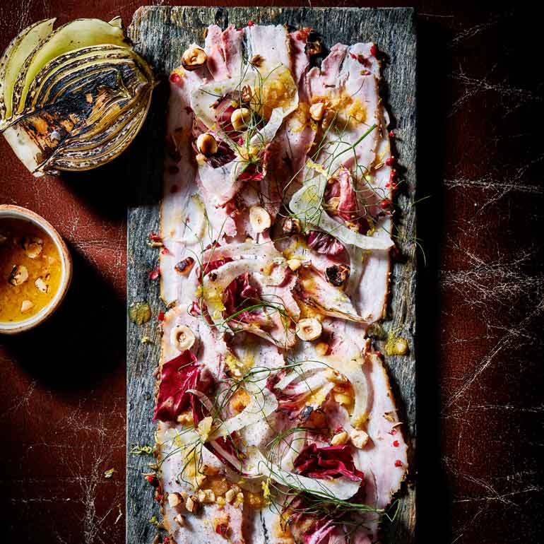 Italian Pork Belly Carpaccio