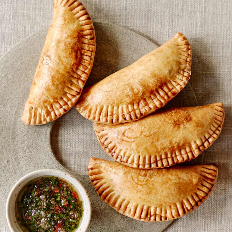 Empanadas met champignon-vulling