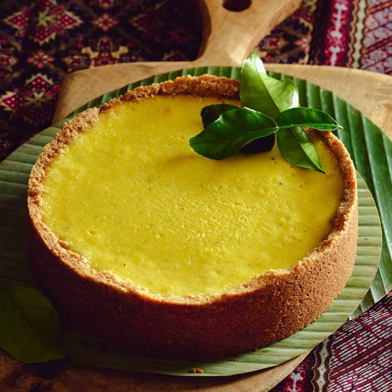 Koenier & kaffir baked cheesecake