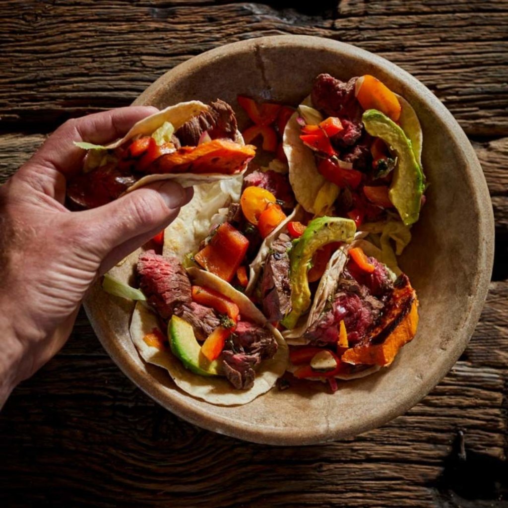 Fajitas met biefstuk