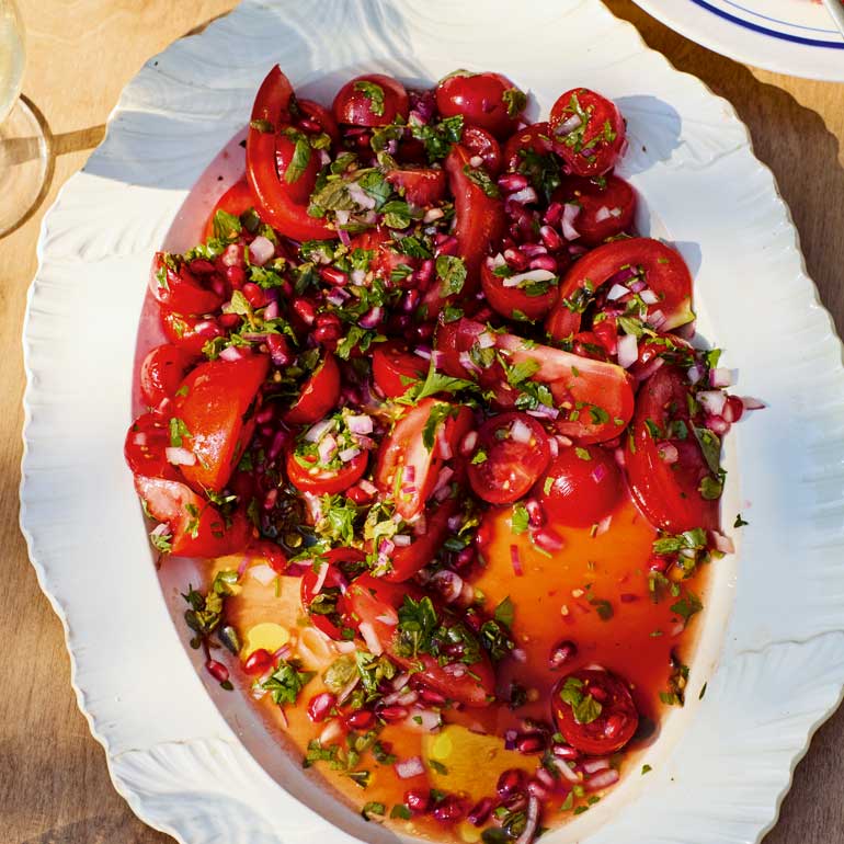 Tomatensalade met za’atar & sumak